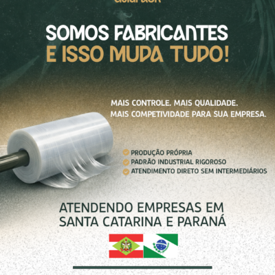 Somos fabricantes. Isso muda tudo.