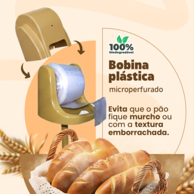 Saco microperfurado para pão