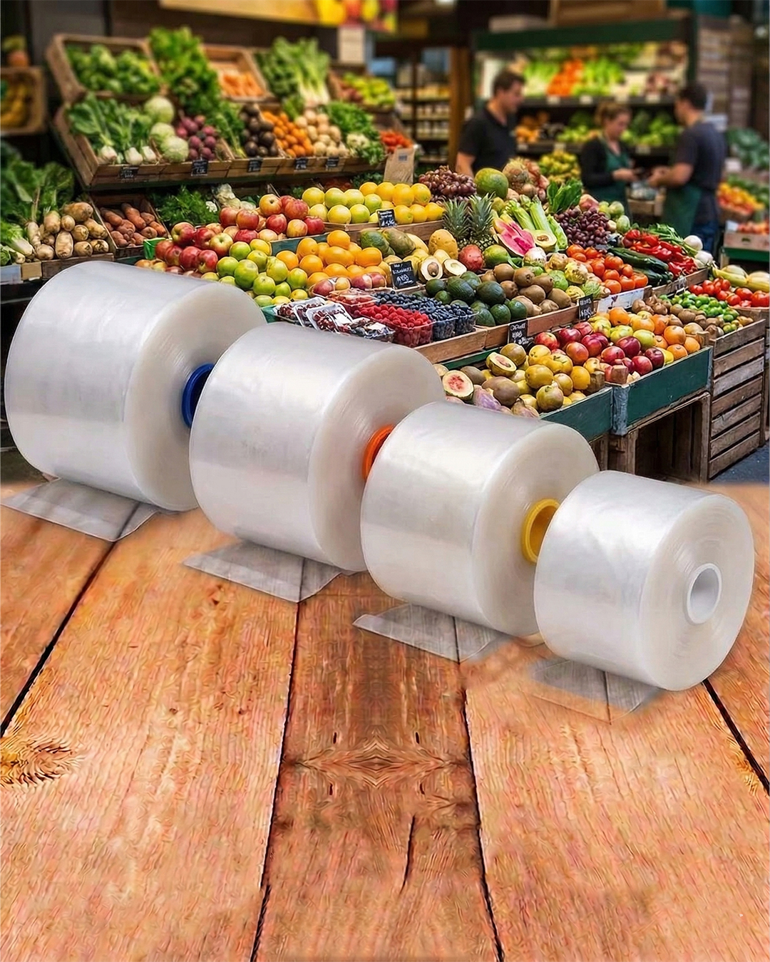 Bobinas de Sacos Plásticos para Hortifruti
